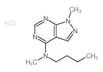 N-butyl-N,9-dimethyl-2,4,8,9-tetrazabicyclo[4.3.0]nona-2,4,7,10-tetraen-5-amine picture