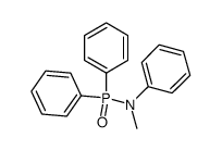 N-methyl-N,P,P-triphenylphosphinic amide Structure