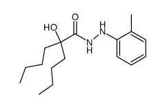 2-Hydroxy-2-butyl-capronsaeure-结构式