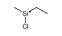 METHYLETHYLCHLOROSILANE结构式