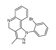 1-(2-bromophenyl)-3-methyl-2,4-dihydropyrazolo[4,3-c]quinoline Structure