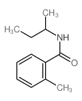 N-butan-2-yl-2-methyl-benzamide structure