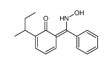 2-butan-2-yl-6-[(hydroxyamino)-phenylmethylidene]cyclohexa-2,4-dien-1-one结构式