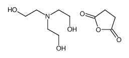 2-[bis(2-hydroxyethyl)amino]ethanol,oxolane-2,5-dione Structure