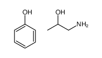 phenol, compound with 1-aminopropane-2-ol (1:1)结构式