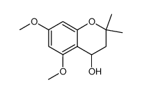 5,7-Dimethoxy-2,2-dimethyl-chroman-4-ol Structure