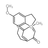 13,16-Dimethoxy<2>(2,5)-p-benzoquinono<2>metacyclophane结构式