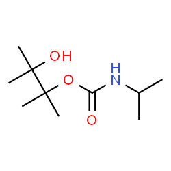 Carbamic acid, (1-methylethyl)-, 2-hydroxy-1,1,2-trimethylpropyl ester (9CI) Structure