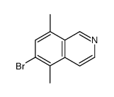 6-bromo-5,8-dimethylisoquinoline Structure