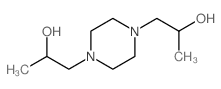 alpha,alpha-Dimethylpiperazine-1,4-diethanol structure