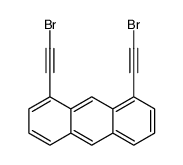 1,8-bis(2-bromoethynyl)anthracene Structure