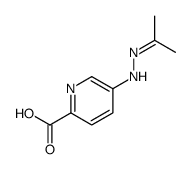 2-Pyridinecarboxylicacid,5-[(1-methylethylidene)hydrazino]-(9CI) structure