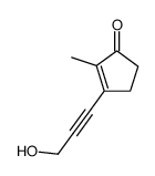 2-Cyclopenten-1-one, 3-(3-hydroxy-1-propynyl)-2-methyl- (9CI)结构式