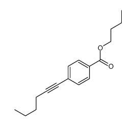 butyl 4-hex-1-ynylbenzoate结构式