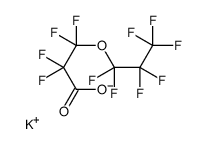 potassium 2,2,3,3-tetrafluoro-3-(heptafluoropropoxy)propionate Structure