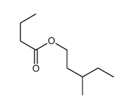 3-methylpentyl butanoate结构式