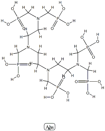 [ethylenebis[[(phosphonomethyl)imino]ethylenenitrilobis(methylene)]]tetrakisphosphonic acid, potassium salt结构式