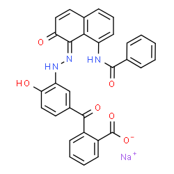 sodium 2-[3-[[8-(benzoylamino)-2-hydroxy-1-naphthyl]azo]-4-hydroxybenzoyl]benzoate picture