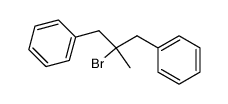 2-bromo-2-methyl-1,3-diphenyl-propane Structure