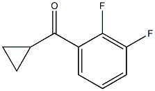 2,3-DIFLUOROPHENYL CYCLOPROPYL KETONE结构式