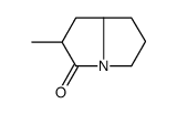 2-methyl-1,2,5,6,7,8-hexahydropyrrolizin-3-one结构式