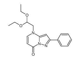 4-(2,2-diethoxyethyl)-2-phenylpyrazolo[1,5-a]pyrimidin-7-one Structure