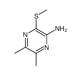 Pyrazinamine, 5,6-dimethyl-3-(methylthio)- (9CI) Structure