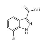 7-bromo-1H-indazole-3-carboxylic acid Structure