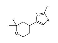 4-(2,2-dimethyloxan-4-yl)-2-methyl-1,3-thiazole Structure