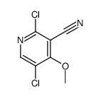 2,5-DICHLORO-4-METHOXY-3-PYRIDINECARBONITRILE Structure