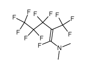 1-Dimethylamino-F-2-methyl-1-pentene Structure