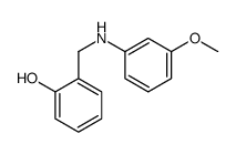 2-[(3-METHOXY-PHENYLAMINO)-METHYL]-PHENOL structure