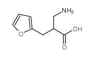 2-(aminomethyl)-3-(furan-2-yl)propanoic acid结构式