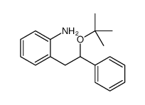 2-[2-[(2-methylpropan-2-yl)oxy]-2-phenylethyl]aniline Structure