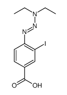 4-(diethylaminodiazenyl)-3-iodobenzoic acid Structure