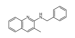 2-Quinolinamine, 3-methyl-N-(phenylmethyl)结构式