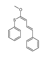 (1-methoxy-4-phenylbuta-1,3-dienyl)sulfanylbenzene Structure