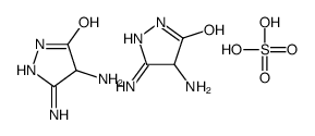 bis(4,5-diamino-2,4-dihydro-3-oxopyrazole) sulphate structure