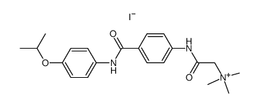 Jodmethylat des 4--benzoesaeure-4-isopropyloxy-anilids Structure