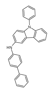 N-([1,1'-Biphenyl]-4-yl)-9-phenyl-9H-carbazol-3-amine Structure