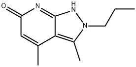 3,4-dimethyl-2-propyl-2,7-dihydro-6H-pyrazolo[3,4-b]pyridin-6-one结构式