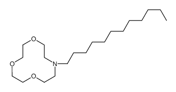 10-dodecyl-1,4,7-trioxa-10-azacyclododecane Structure