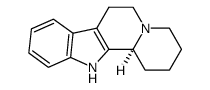 (12bS)-1,2,3,4,6,7,12,12bβ-Octahydroindolo[2,3-a]quinolizine Structure