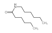 Hexanamide, N-hexyl- Structure