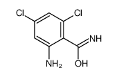 2-Amino-4,6-dichlorobenzamide Structure