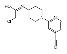 2-Chloro-N-(4-cyano-3,4,5,6-tetrahydro-2H-[1,2]bipyridinyl-4-yl)-acetamide picture