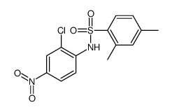 N-(2-chloro-4-nitrophenyl)-2,4-dimethylbenzenesulfonamide结构式