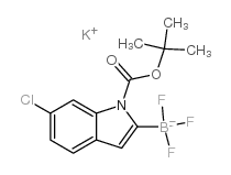 1-Boc-6-氯吲哚-2-三氟硼酸钾图片