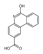 6-OXO-5,6-DIHYDROPHENANTHRIDINE-2-CARBOXYLIC ACID structure