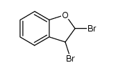 2,3-dibromo-2,3-dihydro-benzofuran结构式